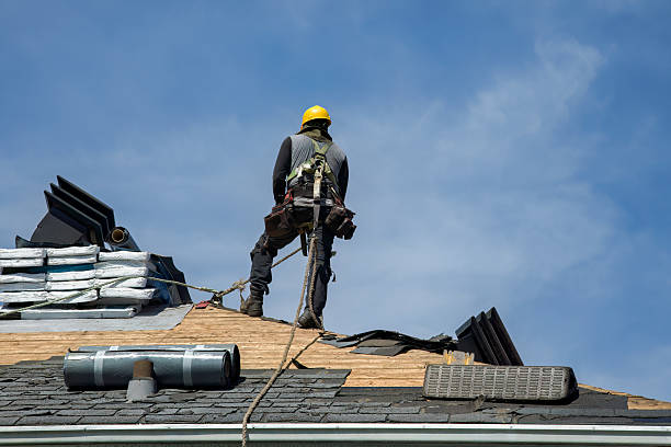 Professional Metal Roofing technician working in Amboy, IN